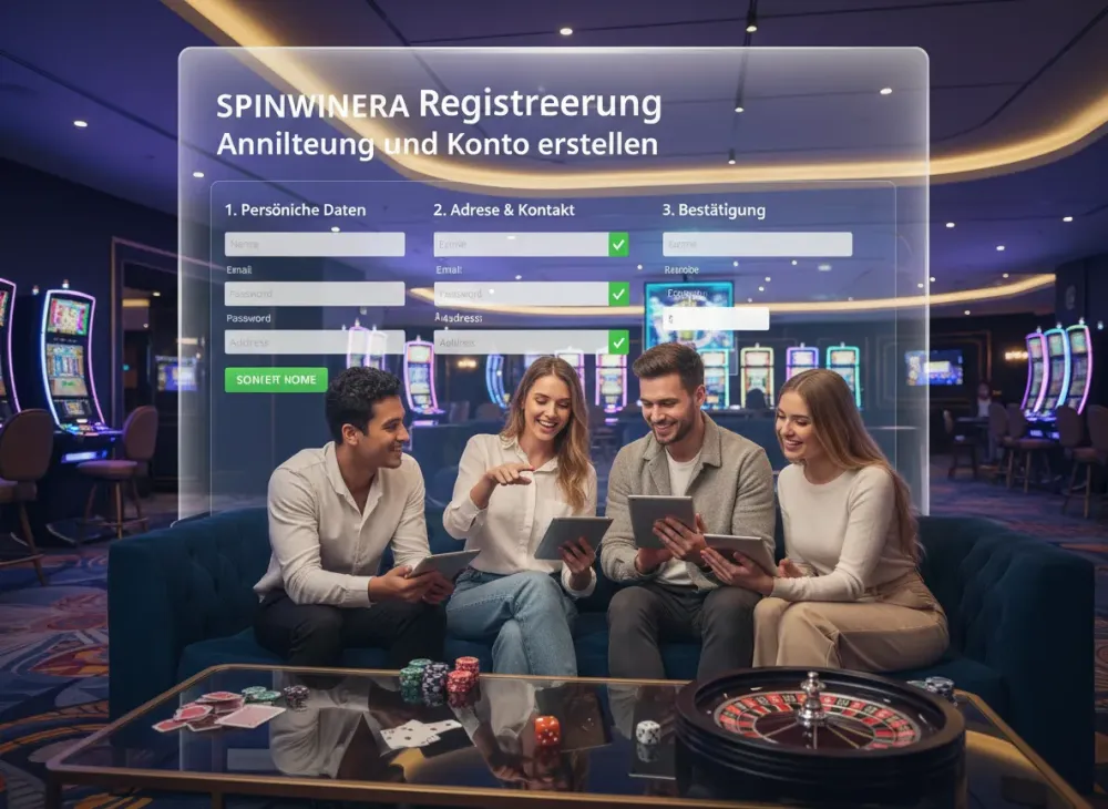 Spinwinera registrierung Anleitung und Konto erstellen